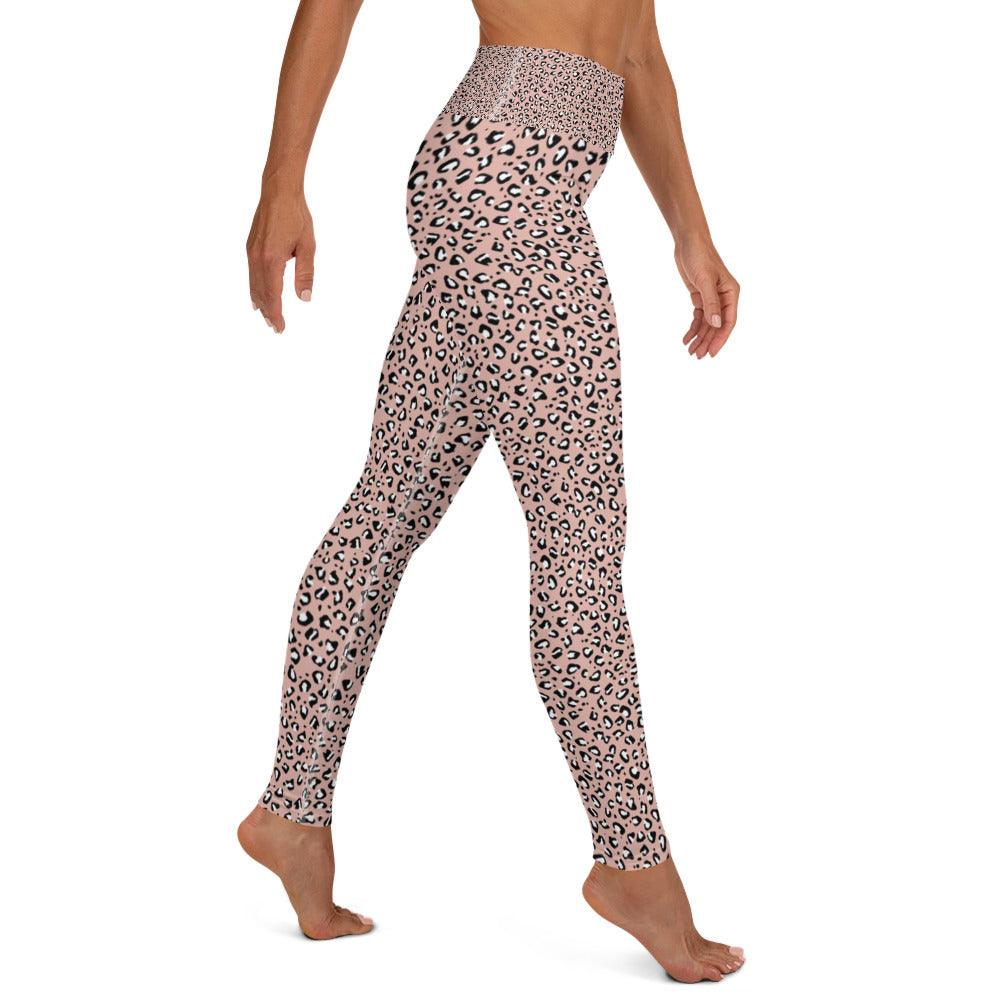 Pink Cheetah Yoga Leggings - Thrive Attire