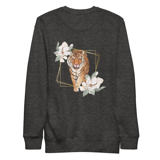 Magnolia Tiger Sweatshirt - Thrive Attire